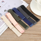 Twill Nylon Loop Hook and Loop Fastener Watch Band
