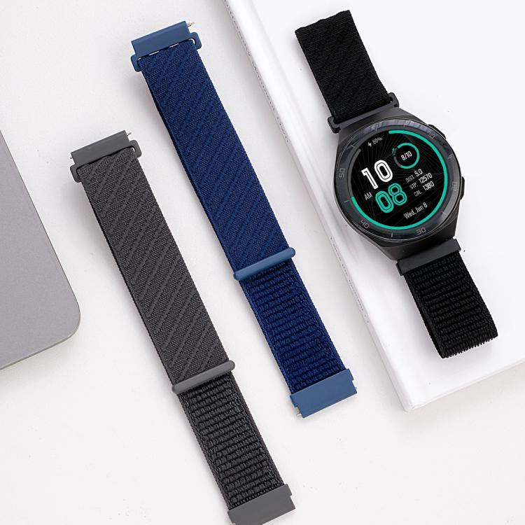 Twill Nylon Loop Hook and Loop Fastener Watch Band