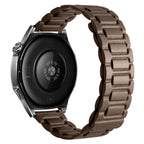 I-shaped Three-piece Leather Magnetic Watch Band