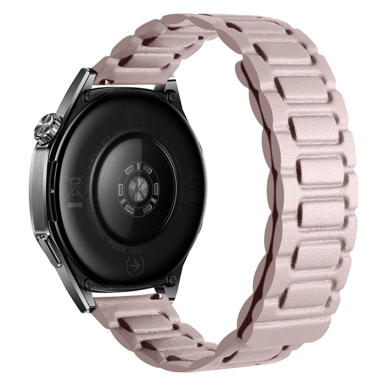 I-shaped Three-piece Leather Magnetic Watch Band — view 12