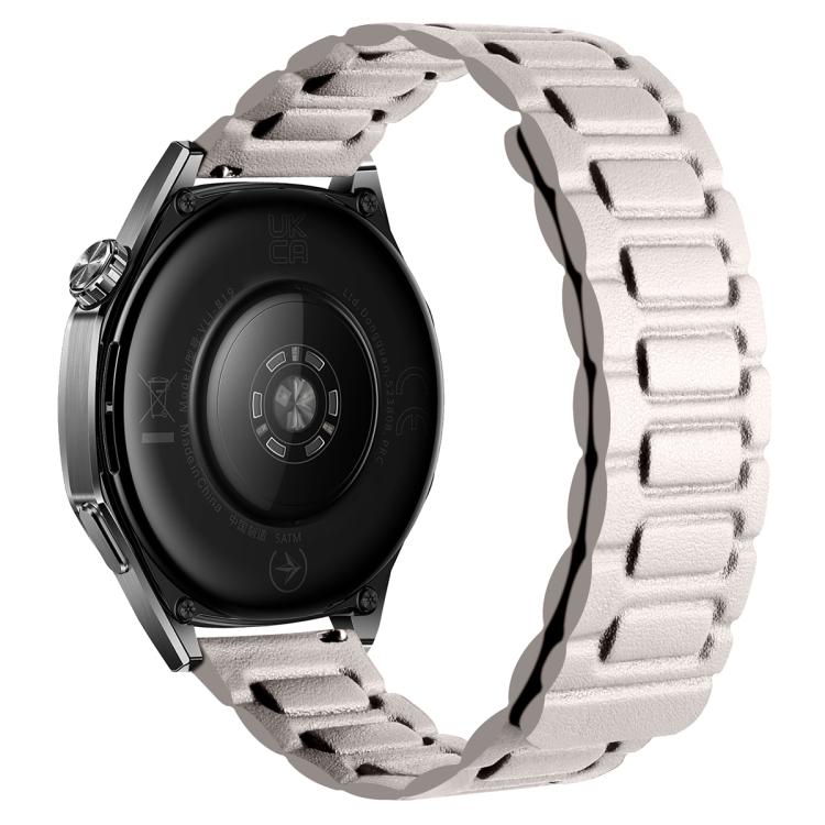 I-shaped Three-piece Leather Magnetic Watch Band — view 14