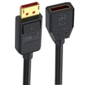 52Gbps 16K 30Hz DisplayPort Extension Adapter Cable, Length: 15cm