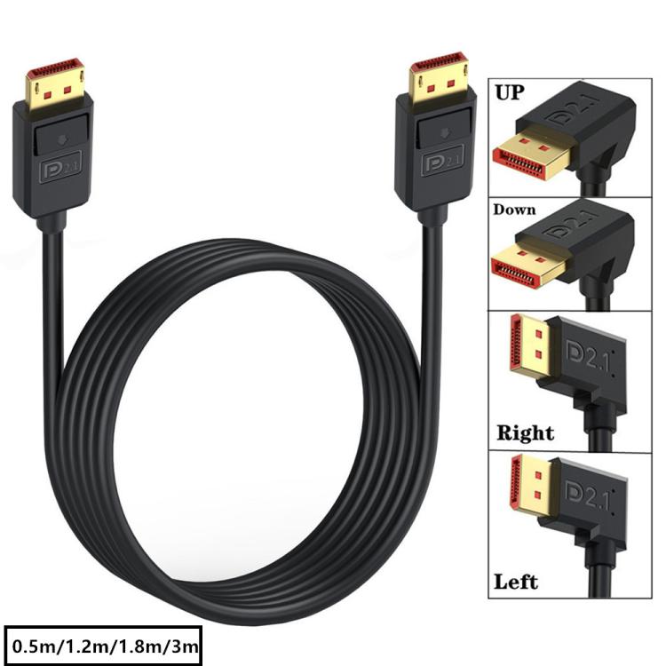52Gbps 16K 30Hz DisplayPort Extension Adapter Cable, Length: 1.2m