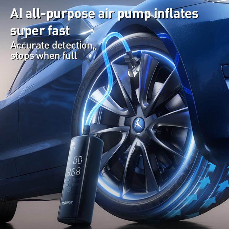 MOMAX CR16D 1-Move Support Car Digital Display Portable Smart Electric Wireless Air Pump