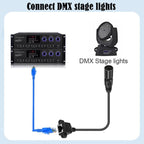 XLR 5 Pin Female to RJ45 Female Audio Cable, Length: 30cm