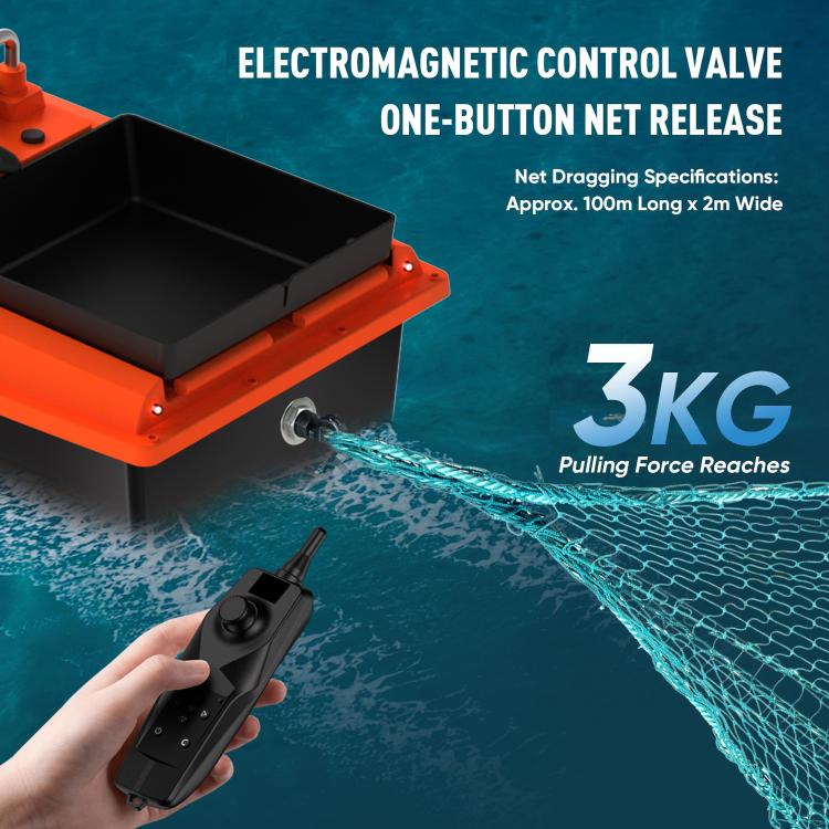 D80 High Power Smart Remote Control Fishing Bait Boat Support Trawling