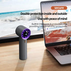 HX-F368 Smart Digital Display High Speed Handheld Fan — view 7