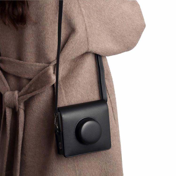 Full Body Leather Camera Case Bag with Strap — view 8