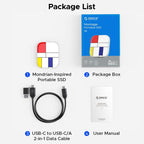ORICO-H5 2.5 inch Mondrian-Inspired Portable Type-C External SSD — view 9