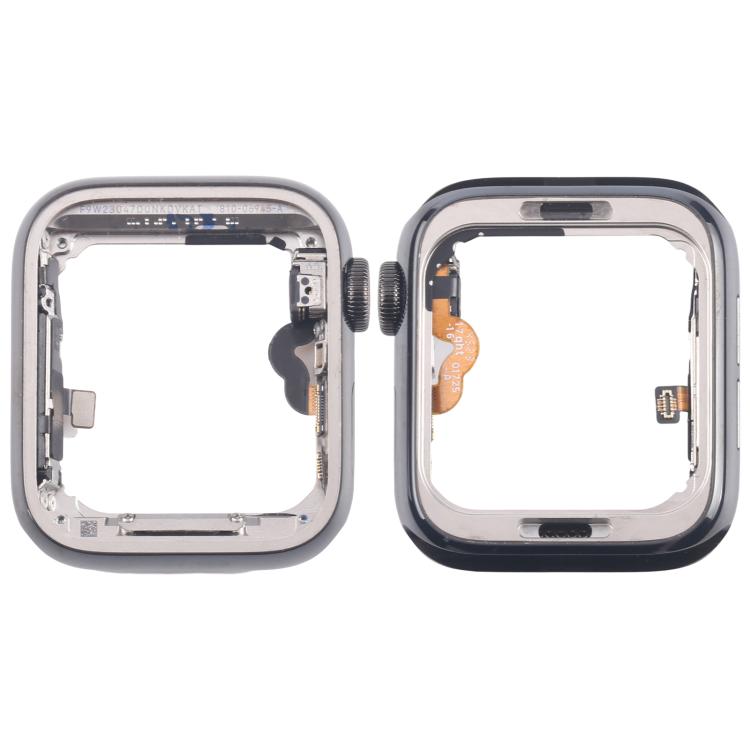 Graphite Steel Middle Frame Bezel Plate with Crown Spin Axis Flex Cable