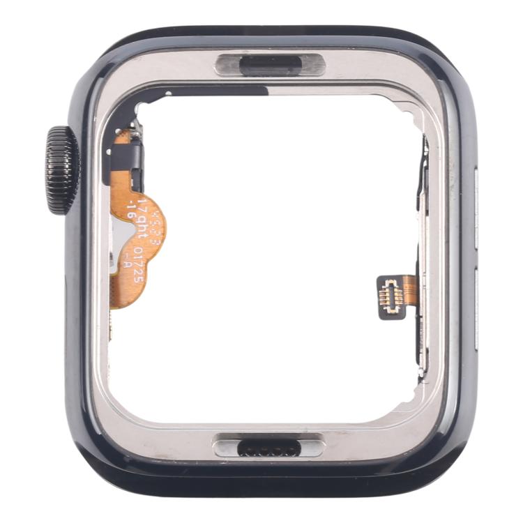 Graphite Steel Middle Frame Bezel Plate with Crown Spin Axis Flex Cable