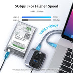 ORICO M3U3-4A 4 in 1 Type-C to USB 3.2 Docking Hub — view 8