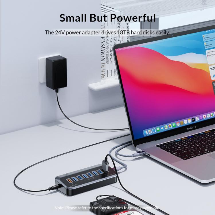 ORICO M3U3-4A 4 in 1 Type-C to USB 3.2 Docking Hub — view 10
