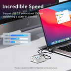 ORICO M3U7-G2 7 in 1 Type-C to USB 3.2 Docking Hub — view 5
