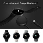 For Google Pixel Watch xDfind Smart Watch Magnetic Charging Cable, Length: 1m