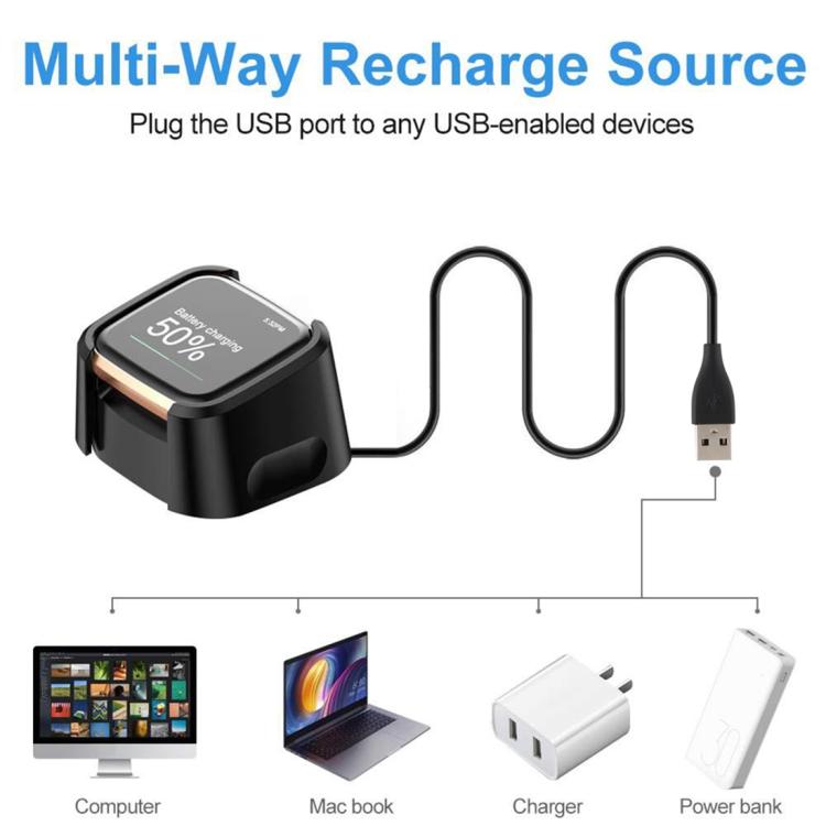 xDfind USB-A Port Watch Charging Dock Base Stand Holder, Length: 1m