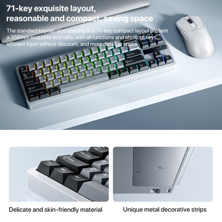 Xiaomi Mechanical Keyboard MK71 Pro Wired / 2.4G / Bluetooth Triple Mode Gaming Keyboard
