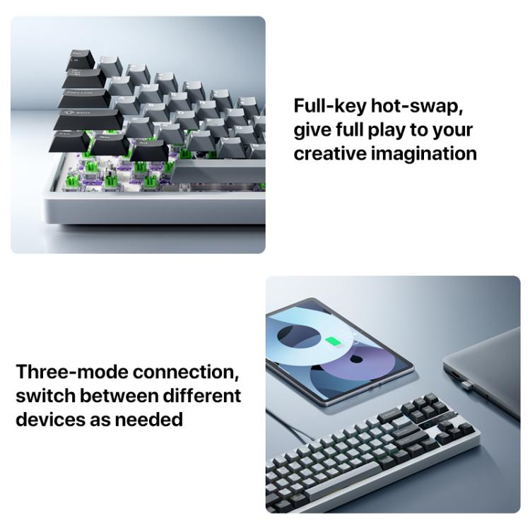 Xiaomi Mechanical Keyboard MK71 Pro Wired / 2.4G / Bluetooth Triple Mode Gaming Keyboard