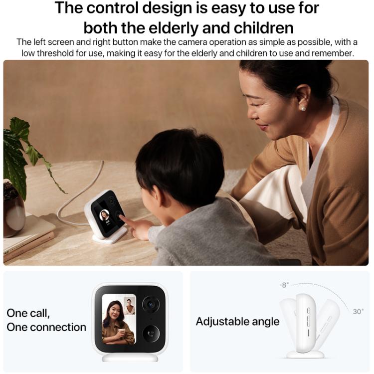Original Xiaomi Smart Camera Video Call Edition Support One-click Call / AI Intelligent Detection