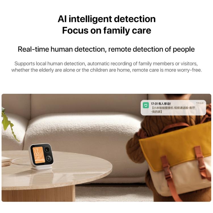Original Xiaomi Smart Camera Video Call Edition Support One-click Call / AI Intelligent Detection