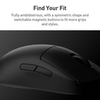 Logitech Pro 2 LIGHTSPEED Wireless Gaming Mouse — view 10