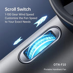 Onten F10 100-speed High-speed Turbine Handheld Fan — view 4