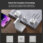Yesido MC25 750W Universal Multifunction Travel Plug Adapter Kit with Storage Case — view 5