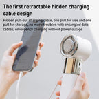 MF119 High Speed Ice Compress Handheld Fan with Retractable Cord — view 4