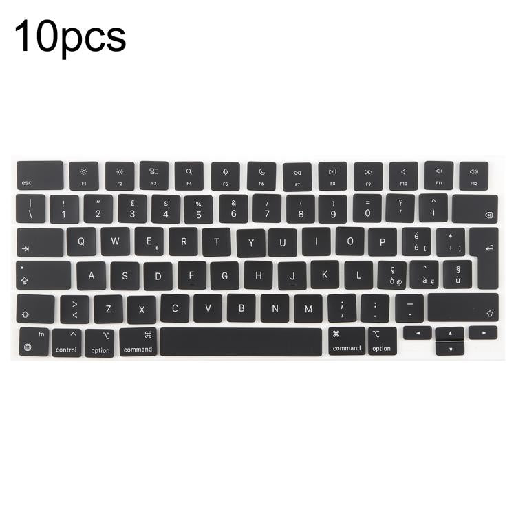 For MacBook A2442 A2485 A2779 A2780 A2991 A2992 A2918 10pcs UK Big Enter Version Keycaps