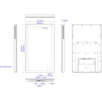 WA2189T 21.5 inch IPS Screen Advertising Machine Android 14 RK3576S 4GB+32GB, Specification: EU Plug — view 7