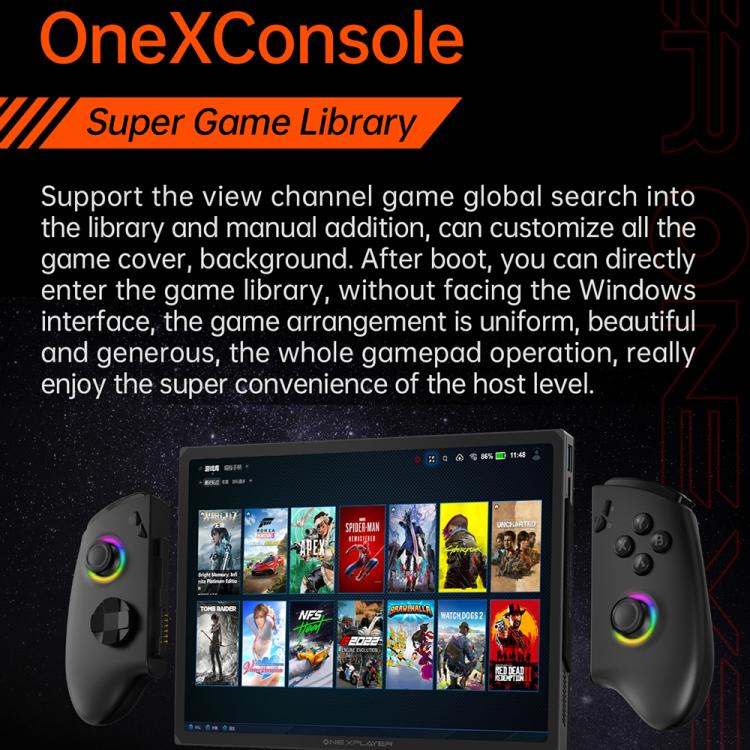 ONE-NETBOOK OneXPlayer X1 Pro 10.95 inch Handheld Game Console, Windows 11 AMD Ryzen AI 9 HX 370