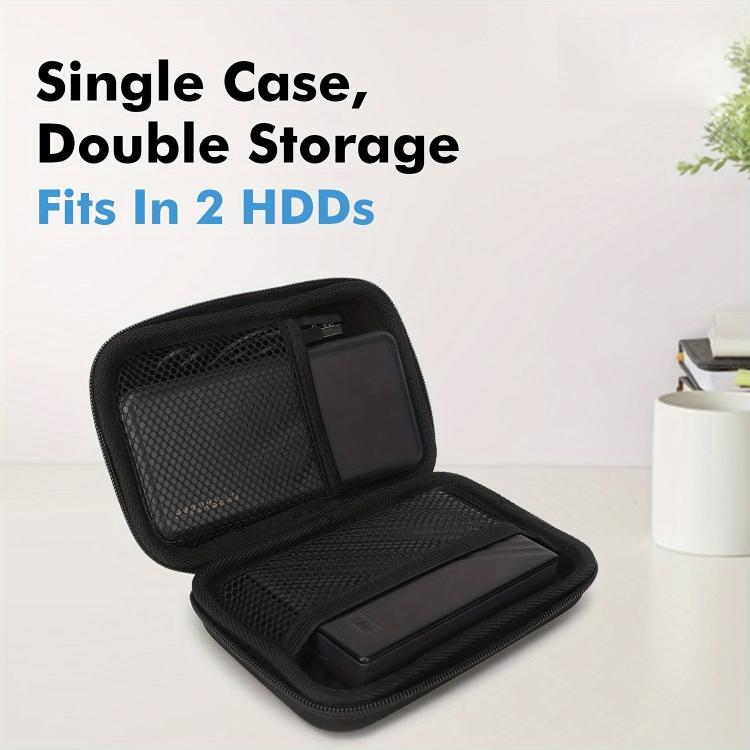 Mobile Hard Drive Data Cable Storage Bag Portable EVA Storage Box — view 4