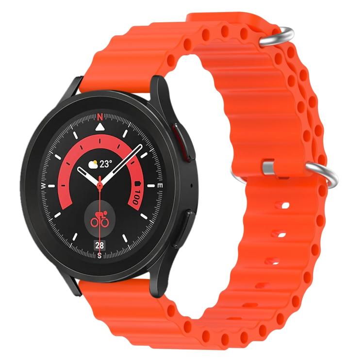 xDfind Ocean Style Silicone Solid Color Watch Band — 22mm