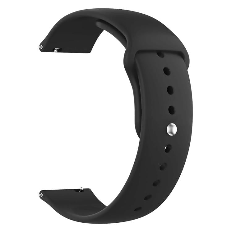 xDfind Pure Color Silicone Watch Band — Black