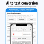 JNN M29A Portable Smart AI Magnetic Recorder Support APP Control