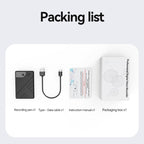 JNN A5 OLED Display Smart AI Magnetic Recorder Support APP Control