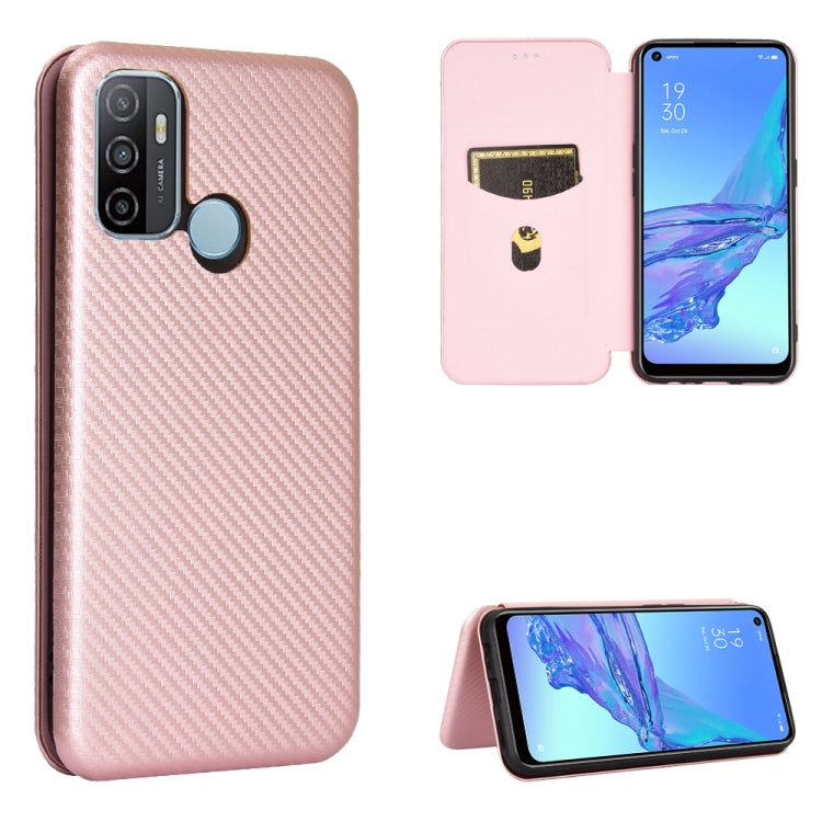 Carbon Fiber Texture Magnetic Horizontal Flip TPU + PC + PU Leather Case with Card Slot & Lanyard