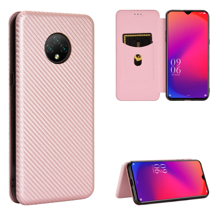 Carbon Fiber Texture Magnetic Horizontal Flip TPU + PC + PU Leather Case with Card Slot & Lanyard