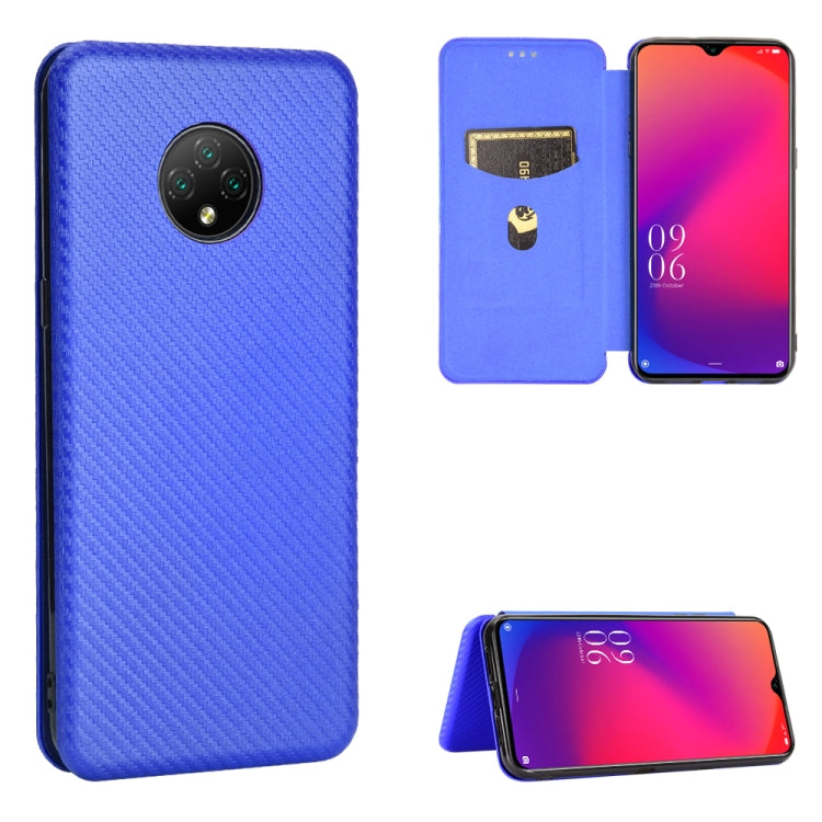 Carbon Fiber Texture Magnetic Horizontal Flip TPU + PC + PU Leather Case with Card Slot & Lanyard