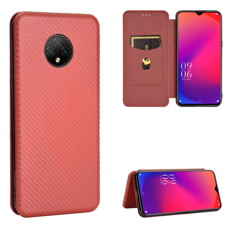 Carbon Fiber Texture Magnetic Horizontal Flip TPU + PC + PU Leather Case with Card Slot & Lanyard