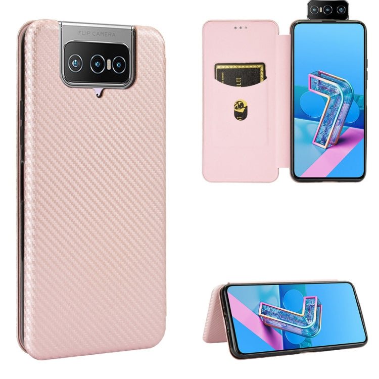 Carbon Fiber Texture Magnetic Horizontal Flip TPU + PC + PU Leather Case with Card Slot & Lanyard
