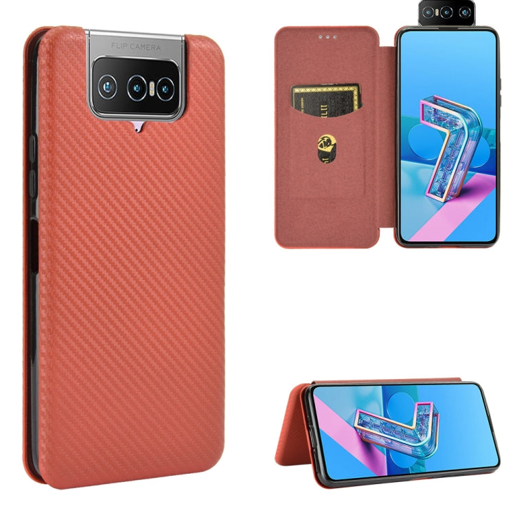 Carbon Fiber Texture Magnetic Horizontal Flip TPU + PC + PU Leather Case with Card Slot & Lanyard