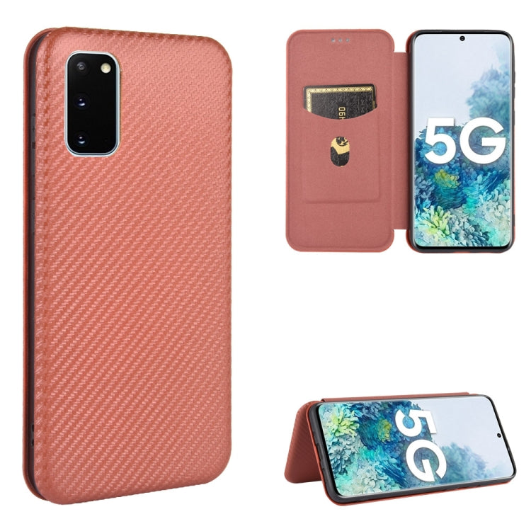 Carbon Fiber Texture Magnetic Horizontal Flip TPU + PC + PU Leather Case with Card Slot & Lanyard