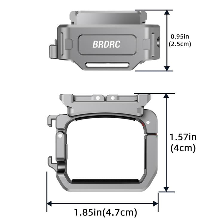 BRDRC Quick Assembly Multi-function Cold Shoe Extension Mount