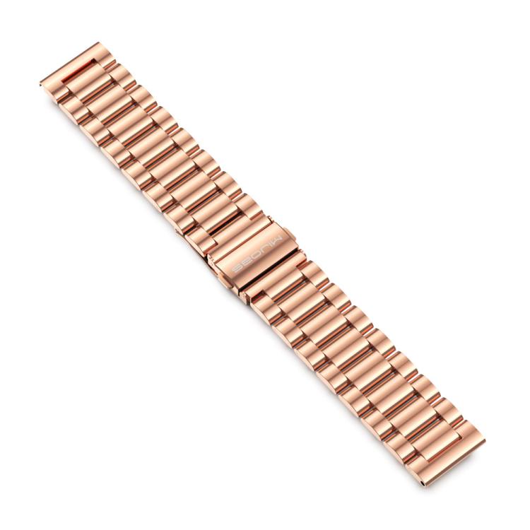 MIJOBS Three Beads Metal Watch Band — Silver