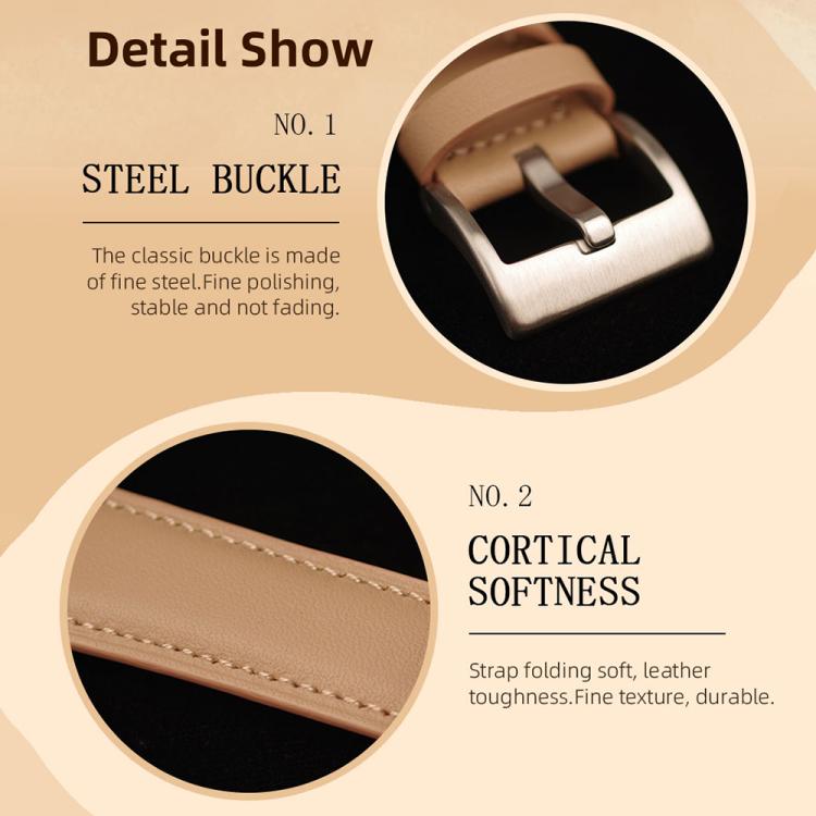 MIJOBS Genuine Leather Watch Band