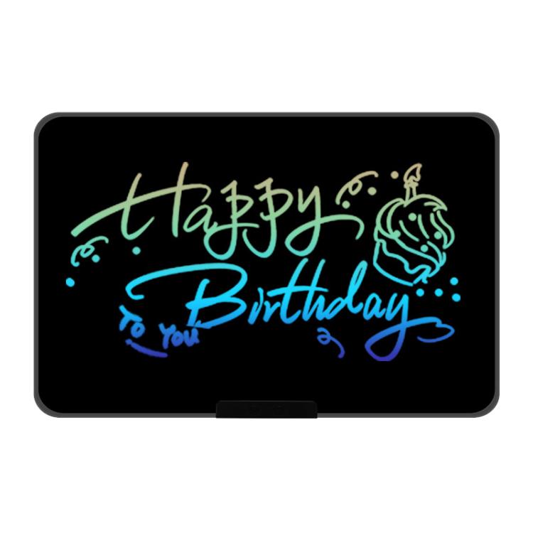 Rechargeable Children Graffiti LCD Drawing Board — 21 inch Pink / Green Writing