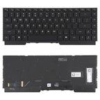 US Version Colorful Backlit Laptop Keyboard for DELL Alienware M15 R5 M15 R6 M15 R7