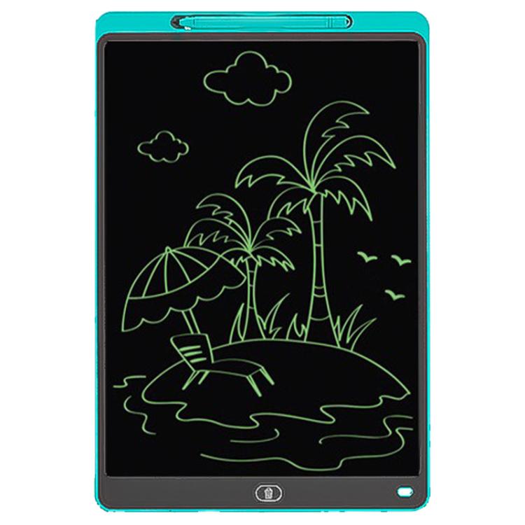 Children Drawing Graffiti Board LCD Writing Tablet — 16 inch Black / Green Writing