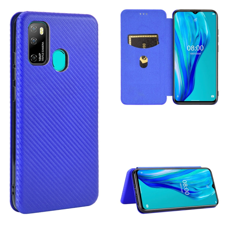 Carbon Fiber Texture Magnetic Horizontal Flip TPU + PC + PU Leather Case with Card Slot